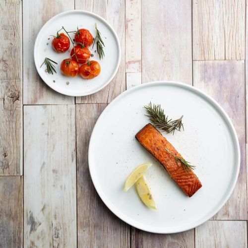 Olympia Whiteware Flat Round Plate 268mm 10.5 (Box 4) - 7