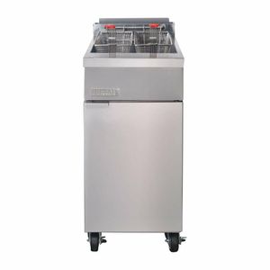 Buffalo Single Tank Twin Basket Freestanding Gas Fryer - 3