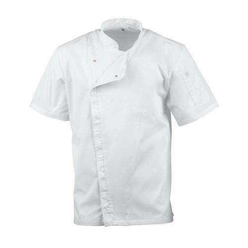 Chef Works Cannes Short Sleeve Chefs Jacket Size M - 5