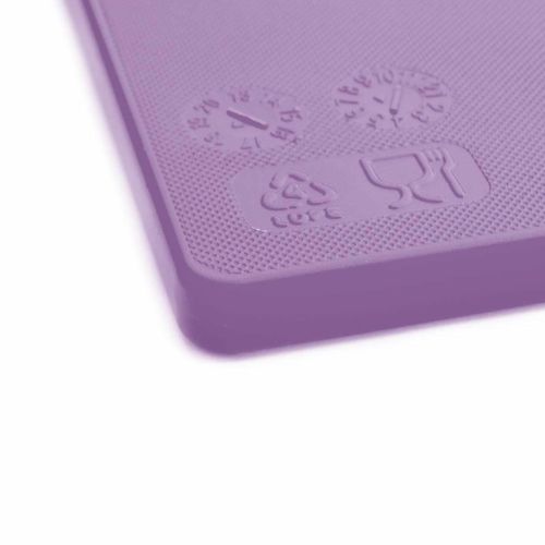 Hygiplas Anti-bacterial Low Density Chopping Board Purple - 450x300x10mm - 3