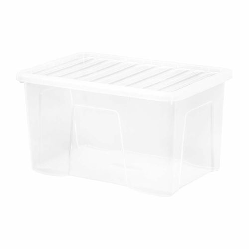 Wham Crystal Storage Box & Lid 60Ltr - 1