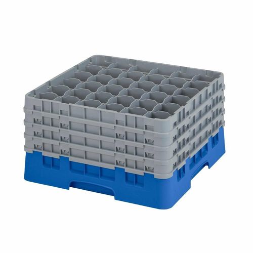 Cambro Camrack Blue 36 Compartments Max Glass Height 238mm - CZ129 - 1