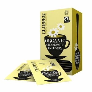 Clipper Fairtrade Organic Infusion Chamomile Tea Bag Envelopes (Case of 6 x 25) - CZ731 - 1