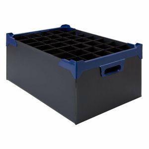 Beaumont Flute Glass Carry Box 500x345x200mm (Pack of 5) - CZ624 - 1
