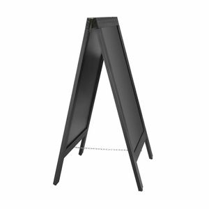 Olympia Pavement Board Black Wooden Frame 500x850mm - CU992 - 3