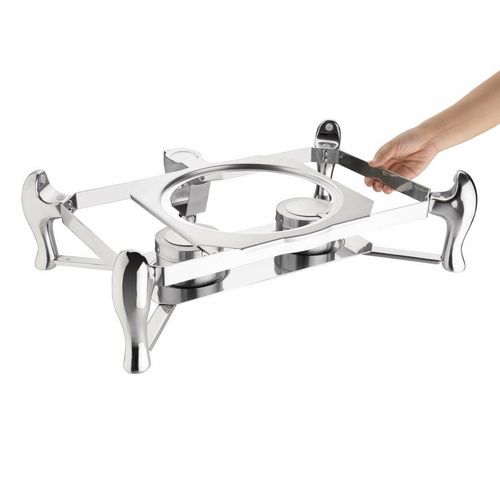 Olympia 1/1 Induction Chafer - Stand & Induction Heater Set - SA648 - 16