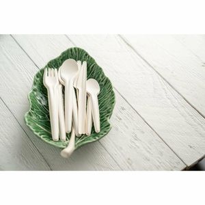 Sabert Recyclable Paper Cutlery Fork (Pack of 1000) - CU494 - 3