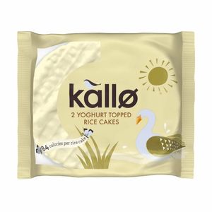 Kallo Yoghurt Topped Rice Cakes Portion Pack (Pack 30) - CZ735 - 1