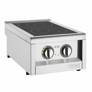 Buffalo 600 Series Double Zone Induction Hob 3kW - FU218 - 1