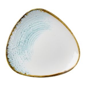 Churchill Homespun Accents Aquamarine Triangle Plate 192mm (Pack of 12) - DX099 - 1