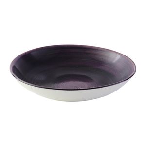 Churchill Stonecast Patina Deep Purple Coupe Bowl 248mm (Pack of 12) - DX062 - 3