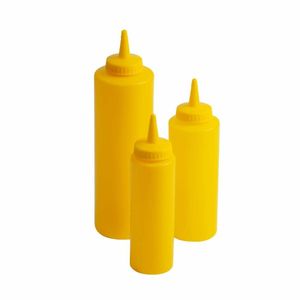 Beaumont Squeeze Sauce Bottle Yellow 8oz - CZ651 - 1