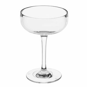 Olympia Kristallon Polycarbonate Champagne Coupe Glasses 210ml (Pack of 12) - DM270 - 3