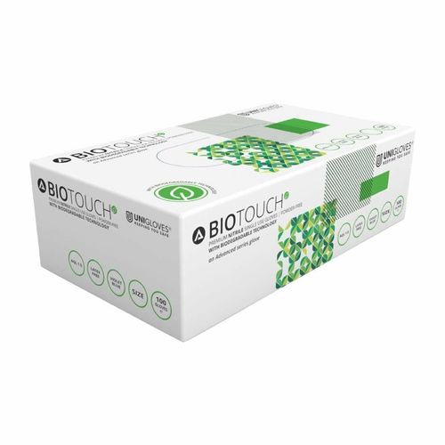 Biotouch Single Use Glove Violet Blue Nitrile Powder Free Size Medium (Pack of 100) - FW844-M - 2