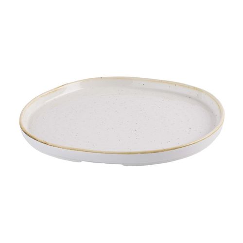 Churchill Stonecast Barley White Organic Walled Plates 257mm (Pack of 6) - HR394 - 2