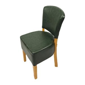 Hanoi Dining Chair In Soft Oak with Bison Vinyl Cedar (Pack of 2) - HP769 - 1