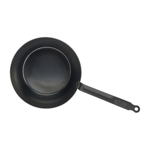 De Buyer Outdoor Blue Steel Deep Round Pan 280mm - HW070 - 4