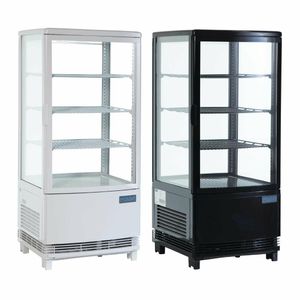 Polar C-Series Energy Efficient Curved Door Display Fridge Black 86Ltr - CX574 - 3