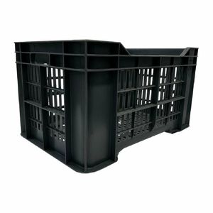 Vogue Perforated Plastic Storage Crate 542x360x290mm - DX998 - 1