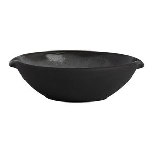 Steelite Gembrook Condiment Dish With Double Spout Grey 110mm (Pack of 36) - VV4251 - 1