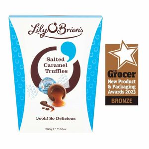 Lily O'Brien's Salted Caramel Truffles 200g (Pack of 8) - KA206 - 3