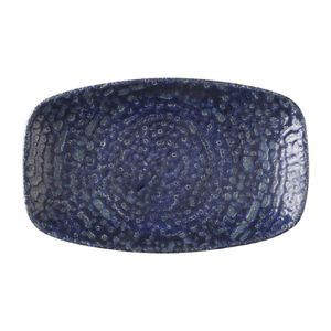 Churchill Studio Prints Homespun Chroma Twilight Oblong Chefs Plates 180 x 105mm (Pack of 12) - HX115 - 1