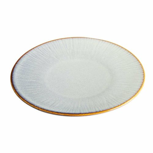 Olympia Drift Grey Embossed Coupe Plates 220mm (Pack of 6) - FU195 - 9