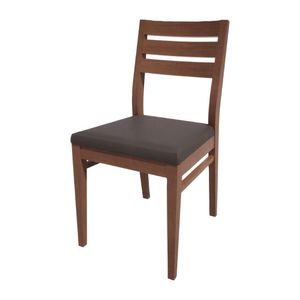 Bolero Bespoke Marty A Side Chair in Anthracite/Walnut - HS372 - 1