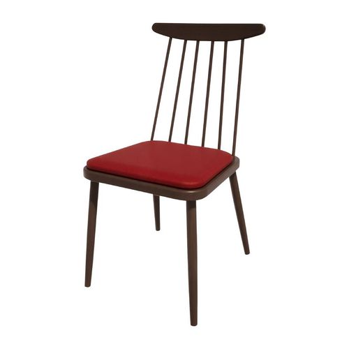 Bolero Bespoke Frank Side Chair Red/Wenge - HS463 - 1