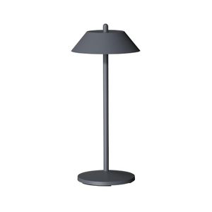 Pirlo Dark Grey LED Rechargeable Table Lamp - VV4496 - 1
