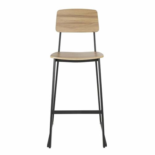 Bolero Beaufort Wooden Interior High Stools (Pack of 2) - FU525 - 2