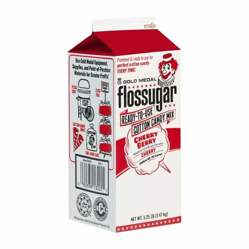Flossugar Cherry Ready to Use Cotton Candy Mix 1.47kg - HS992 - 3