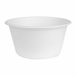 Fiesta Compostable Bagasse Bowl Base 900ml (Pack of 50) - HW024 - 3