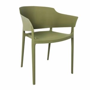 Bolero Lorenzo Cafe Chairs Green Tea (Pack of 2) - DX971 - 1
