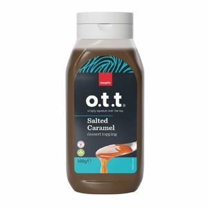 Macphie O.T.T Salted Caramel Topping 500g - KA103 - 1