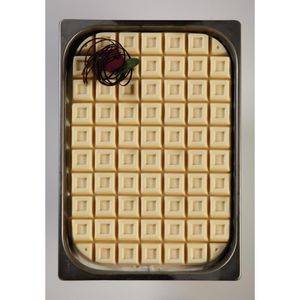 Pavoni Tablet Gelato Pan Decorative Lid Mould 361x251x18mm - HX530 - 3