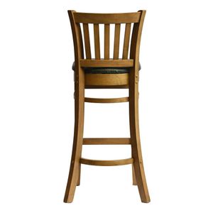 Manhattan Bar Chair in Weathered Oak with Bison Cedar Seat - HX866 - 3