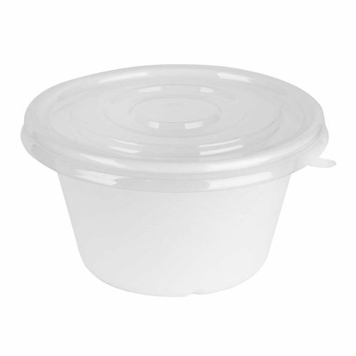 Fiesta Recyclable PET Lids for 400/500ml Bowl Bases (Pack of 50) - HW026 - 3