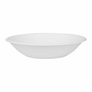 Fiesta Compostable Bagasse Poke Bowl Bases 24oz (Pack of 50) - HW028 - 3