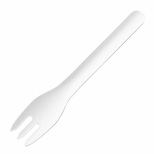 Fiesta Compostable Paper Forks 155mm (Pack of 100) - HT483 - 2