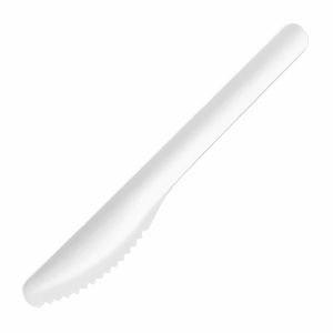 Fiesta Compostable Paper Knives 165mm (Pack of 100) - HT484 - 3