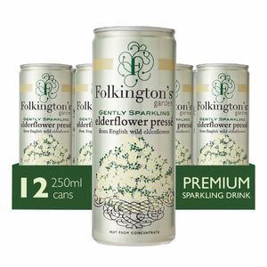 Folkington's Sparkling Drinks Elderflower Can 250ml (Pack of 12) - FU468 - 3
