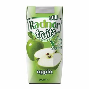 Radnor Fruits Still Tetra Pak Apple 200ml (Pack of 24) - CZ714 - 1