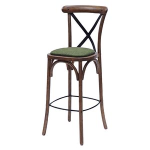 Bristol Bar Chair in Vintage with Shetland Forest Seat - HX892 - 1