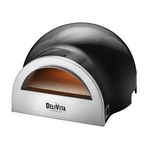 Delivita Dual Fuel Gas Pizza Oven Very Black - HZ245 - 1