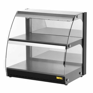 Buffalo Self-Serve Heated Display Unit with Hinged Doors - HW921 - 3