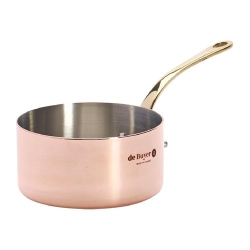 De Buyer Inocuivre Mini Saucepan with Brass Handle 9cm - HZ617 - 1