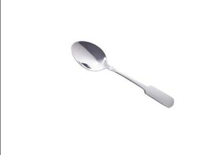 Genware Old English Dessert Spoon 18/0 (Dozen) - 1