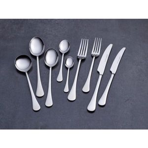 Genware Slim Dessert Knife 18/0 (Dozen) - 3