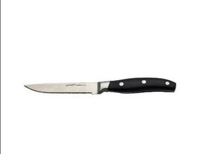 Premium Black Handle Steak Knife (Dozen) - 1